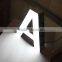 black letters sign