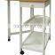 wood dining room kitchen storage trolley modern kitchen trolley