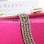 New style lady evening clutch bag party dinner evening metal clutch bag