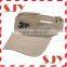 High quality custom 3d embroidery women wide sun visor cap