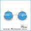 Turkish fashion jewelry wholesale women charms blue crystal ball jewelry pendants