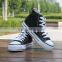 Rubber Sole High Ankle Girls Canvas Shoes