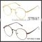 ADE WU 2016 New Designer Woman Glasses Optical Frames Metal Round Glasses Frame Clear lens Eyeware Black Silver Gold Eye Glass