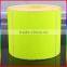 custom golden yellow fluorescent adhesive label sticker in roll