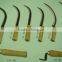Steel head sickle with wooden handle