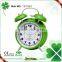 silvery twin bell clock,table clock