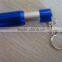 telescopic flashlight electric torch with bottom opener key chain