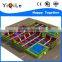 High quality and safety gym trampoline giant trampoline indoor inflatable trampoline