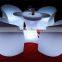 Multi Color Changeable plastic Led Sofa with remote control