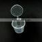 Plastic soy sauce container clear cup with lip 1oz, 2 oz,