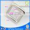 Q-6739 decorative pin belt buckle for bags metal buckle supplier shiny silver
