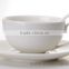 Wholesale All Size Available Plain Ivory White Fine Bone China Porcelain Modern Ceramic Coffee Cups