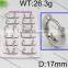 Wholesale Newly round shape sterling silver hoop earring