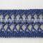 5.5cm Navy Rubber Guipure Braid Ribbon Embroidery Lace Trim