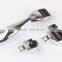Silver 3 in 1 microneedles derma roller for hair loss treatment