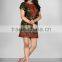 Army Printed girls Dress Coding Embroidery top
