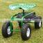 Four-wheel garden seat Tool usage garden seat