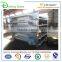 Heavy duty galvanized double axle box trailer with cage