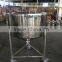 304/ 316L stainless steel drum with wheels/ Stainless steel drum/ Stainless steel tank