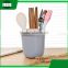 multipurpose eco plastic round table fork knife spoon chopsticks tableware storage case bin container box