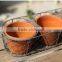 handmade stainless steel wire mesh baskets for plant wire mesh storage baskets