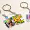 Personality Polymer Puzzle Keychain For Photo Printing