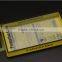 New arrival yellow PVC packaging box for iphone for Samsung, PVC phone case packaging box, custom packaging box