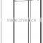 steel metal open shelves wardrobe rain coat cabinet cloth hanging cabinets