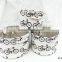 set of 3 fashion cloth storage basket with rope handle