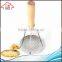 NBRSC Factory Wholesale Food Grade Stainless Steel Potato Masher Ricer Potato Press with Wood Handle