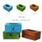 High-end vintage wooden car tissue pumping toilet paper cassette toilet tissue box Continental