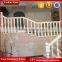 Private villa balcony and stair decorative natural white marble railing