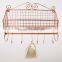 VINTAGE COPPER STORAGE BASKET SHELF UNIT WALL HUNG KITCHEN WIRE BASKET
