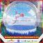 New finished inflatable human size snow globe with factory price