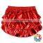 Hot Selling!!!Baby Girl Infant Ruffle Diaper Covers Bloomers Kids Red Sequin Shorts Christimas Hohoho Shorts For Girl