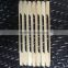 custom package 100% white birch super market quality wooden skewer for wholesales