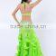 Hand made light green belly dance bra and belt set AS6051-AQ6051