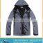 Mens waterproof jacket with nylon fabric for winter season ski wear
