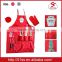 HEINZ kitchen apron set with front pockets, oven mitt and heat-proof mat