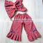 Wholesale Girls Ruffle Pants sets With Printed Ruffle Boutique Clothing