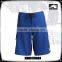 Men's Solid Navy Blue Blank Board Shorts With Custom Logo Print