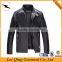 Latest fashion design black leather men winter coat fur clothing men coat