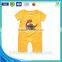 Healthy soft 100% cotton patch embroidered baby clothing set