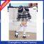 Wholesale plaid uniform high skirt ,pleated plaid school uniform skirts