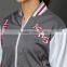 Fashionable Printed Grey Baseball Jackets For School Girls
