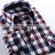 2016 new long sleeve shirt models european plaid man shirt