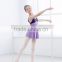Ballet girl flannel tank leotard with skirt