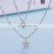 Delicate Two Layers Star Ball Moon Charms Silver Pendant Necklace Jewelry