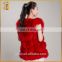 Wholesale Latest Genuine Fashion Beautiful Red Long Style Fur Vest