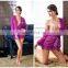 Charming design purple women sleepwear robe